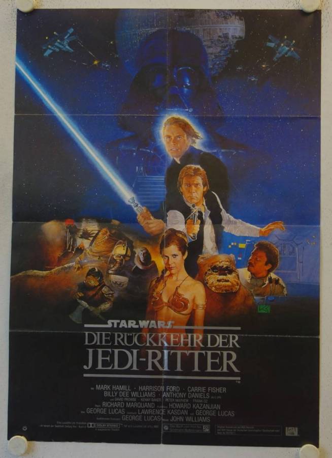 Die Rückkehr der Jedi-Ritter originales deutsches Filmplakat